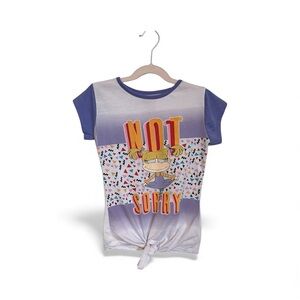 Girls Angelica Rugrats “Not Sorry” Graphic Tee Size 6X
